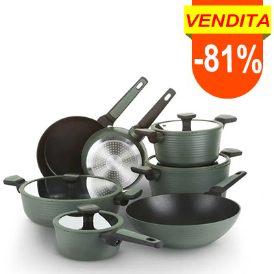 Batteria pentole 11 pezzi Corredo